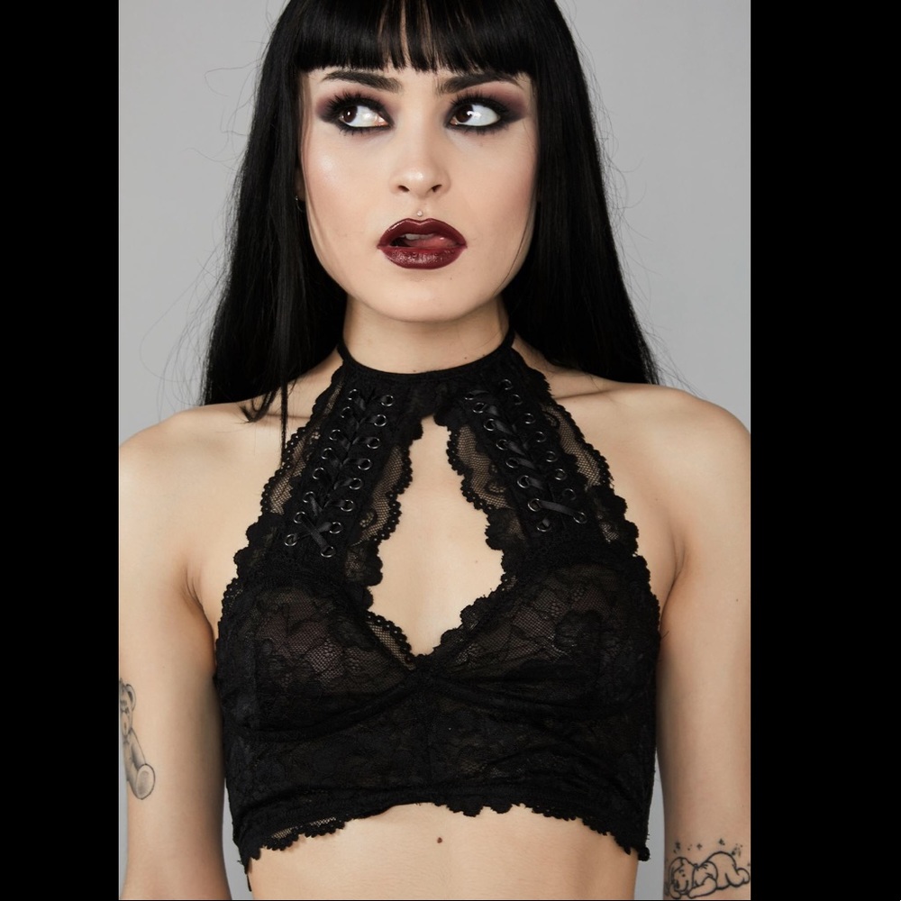 Widow Sorrow Solitude Lace Bra